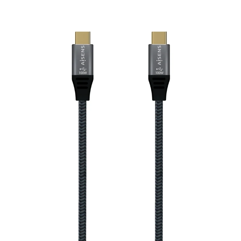 Aisens Cable Usb 3 2 Gen2x2 5a E Mark Cm Cm Gris 2m